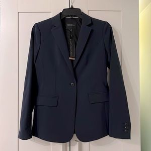 NWT! Washable Banana Republic Navy Long & Lean Blazer - 2